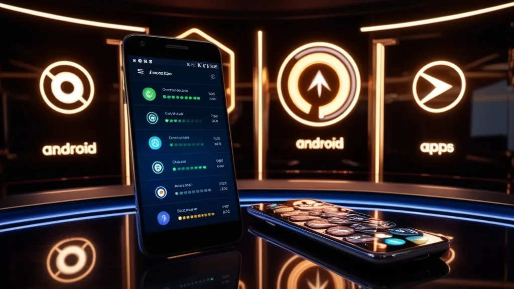 Android phone with compatibility icons beside a casino-style control panel